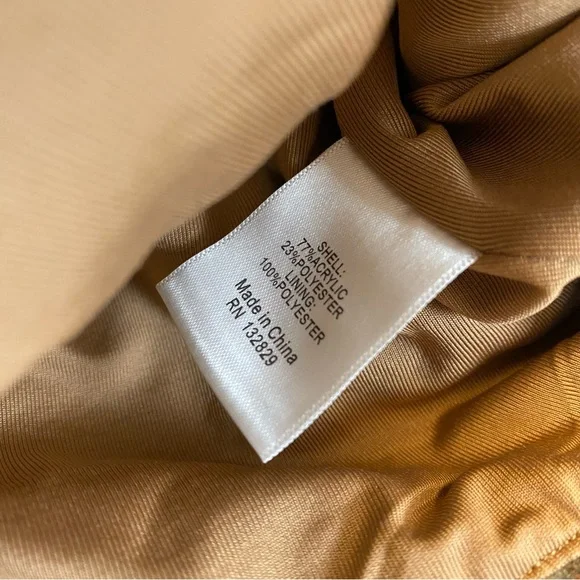 Revolve | Majorelle‎ | Brown Ribbed Wrap Cropped Sweater Size XS - Picture 9 of 9